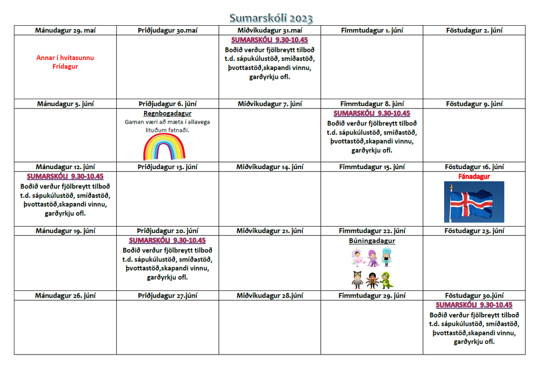Fréttamynd - Sumarskóli 2023