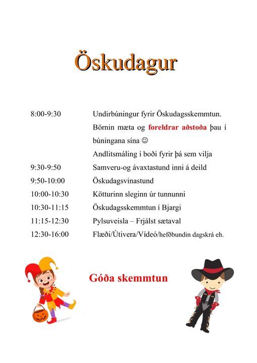 Fréttamynd - Öskudagur miðvikudaginn 14. febrúar
