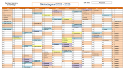 Fréttamynd - Skóladagatal 2025-2026